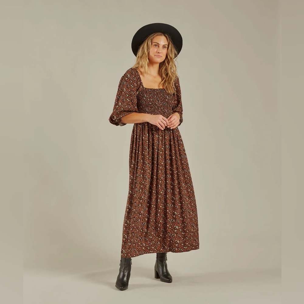 Rylee + Cru Adelaide Dress in Winter Bloom